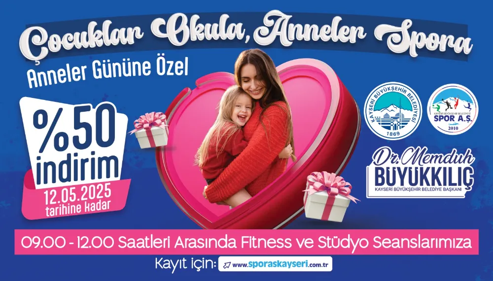 Spor yapmak isteyen annelere özel kampanya düzenlendi