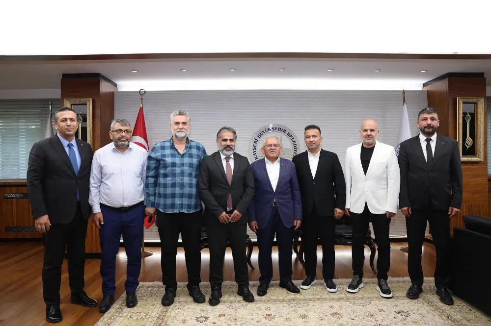 Büyükkılıç, Kayseri Gazeteciler Cemiyeti yönetimini ağırladı