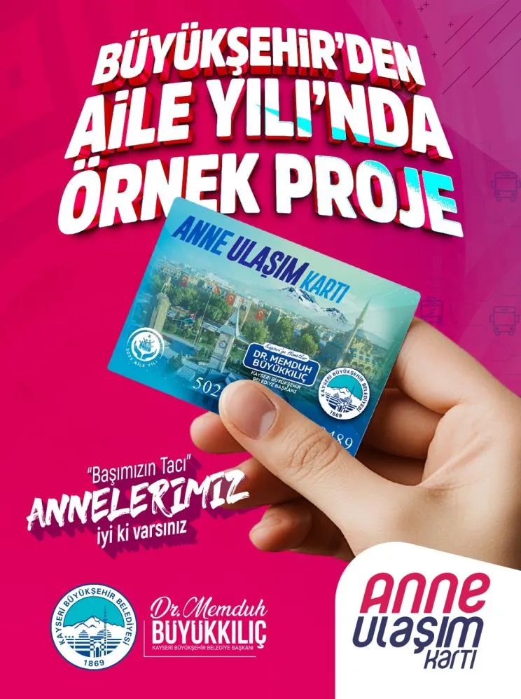 Aile yılında örnek proje: Anne Ulaşım Kartı