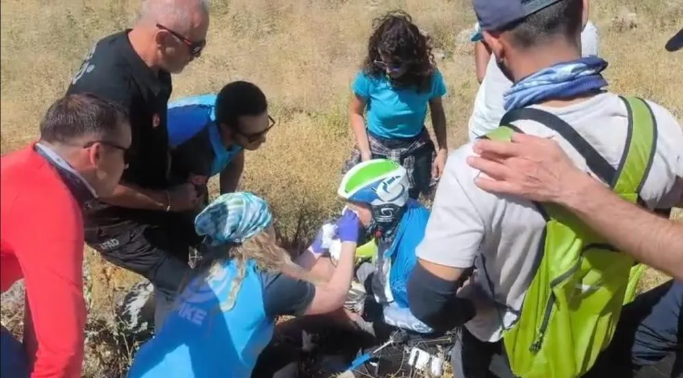 Yamaç paraşütçüsü havalanmaya çalışırken yaralandı