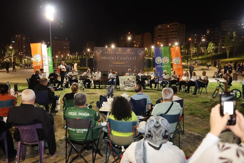 Talas Millet Bahçesi’nde keyifli bir akşam daha