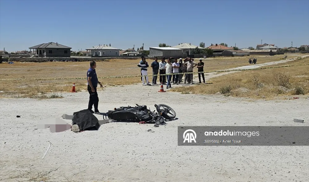 Tırla çarpışan motosikletin sürücüsü öldü