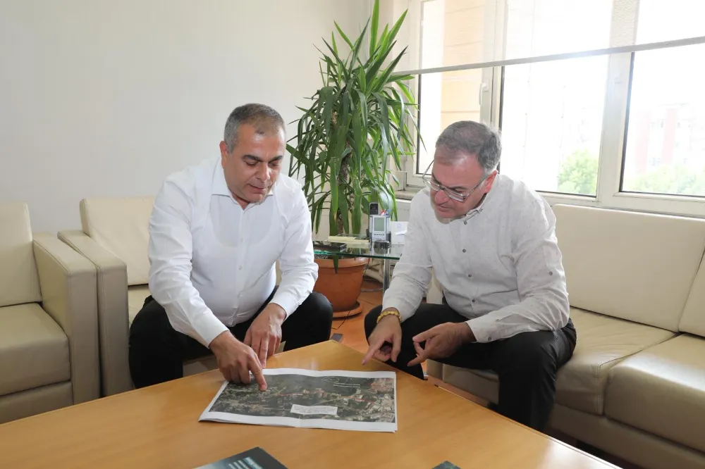 Başkan Özdoğan, KASKİ heyetiyle görüştü