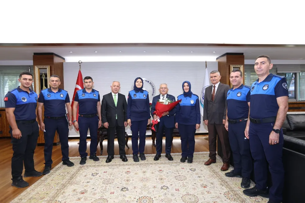 Büyükkılıç, zabıta personellerini kabul etti