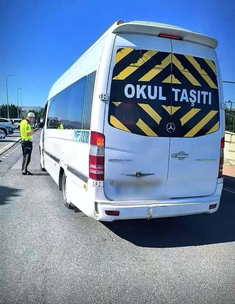 Okul servislerine denetim: 826 servis kontrol edildi