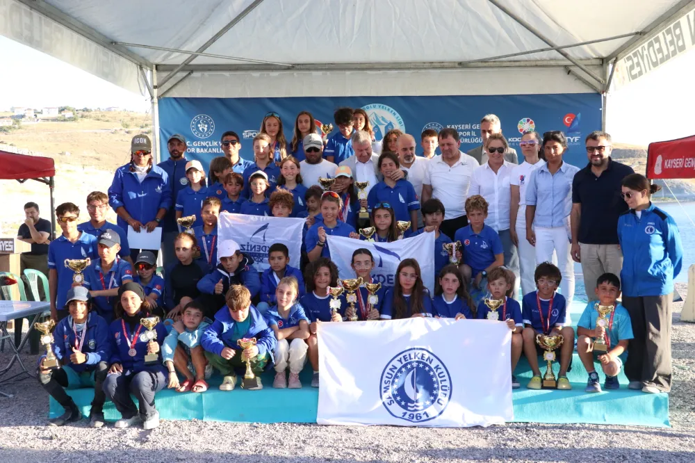 TYF Anadolu Yelken Ligi 3. Ayak Kayseri Optimist Yelken Yarışları sona erdi