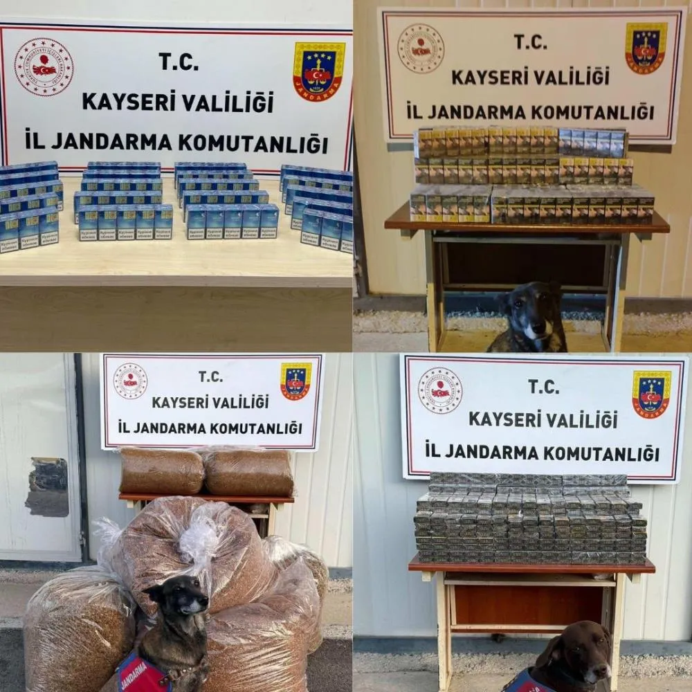 2 bin 375 paket kaçak sigara ele geçirildi