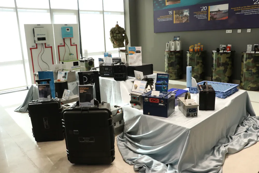 ASPİLSAN Enerji, bavul, çanta ve raf tipi taşınabilir bataryalar üretiyor