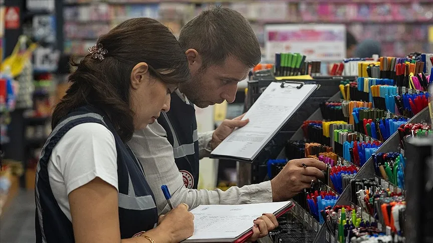 Kırtasiye denetimlerinde 15,2 milyon lira ceza uyguladı