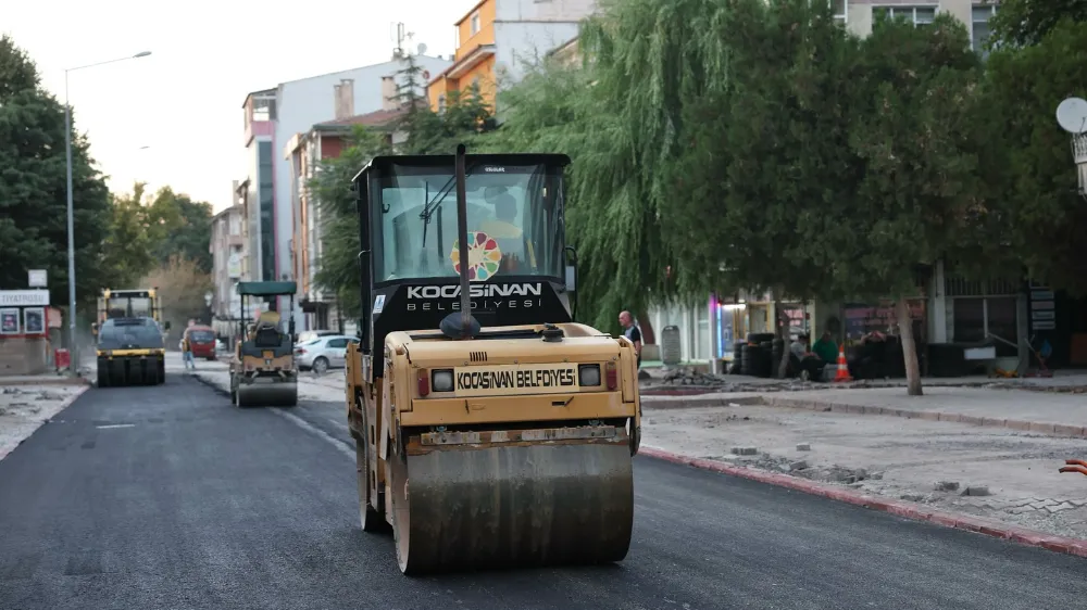 Kocasinan Belediyesi, yol yenileme çalışmalarını tamamladı