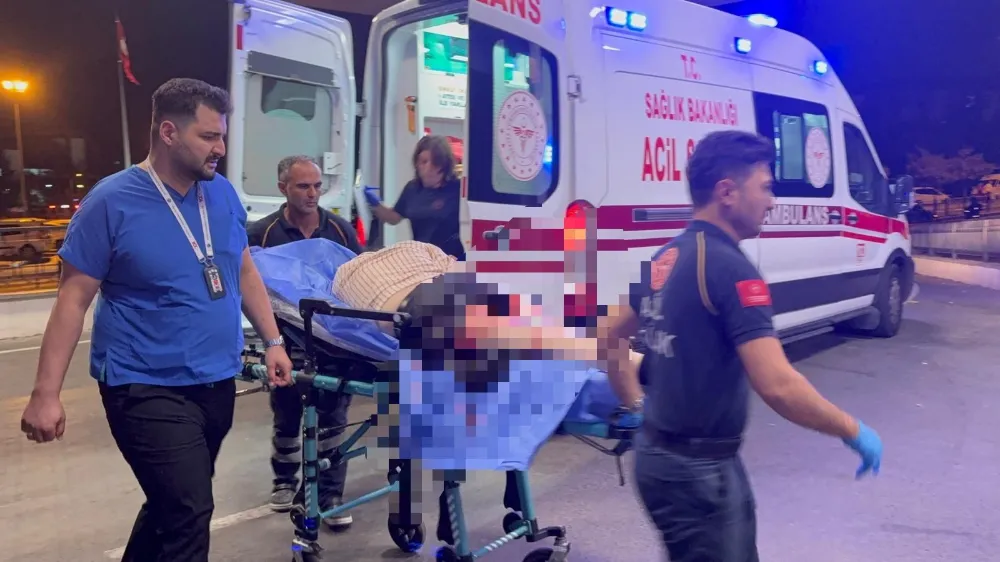  Gürültü kavgası kanlı bitti: 1 yaralı