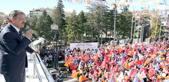 BAŞKAN ÖZHASEKİ  İLÇE LERDEN SES VERDİ