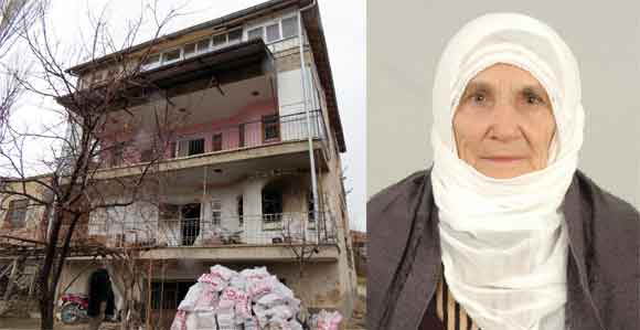 YANGINDA MAHSUR KALAN KADININ YARDIMINA İTFAİYE YETİŞTİ