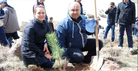 POLİS TEKİR YAYLASINA 175 ADET AĞAÇ DİKTİ