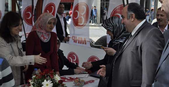 KOCASİNAN İLÇE TEŞKİLATI ÜYE KAYIT STANDINI AÇTI